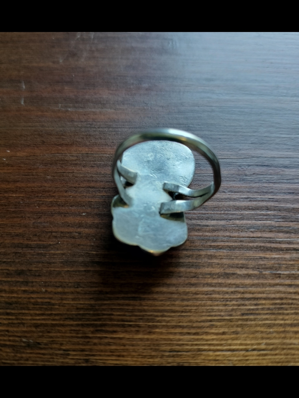 Vintage Sterling Silver Turquoise Native American Handmade Ring - Picture 2 of 3
